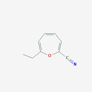 7-Ethyloxepine-2-carbonitrile