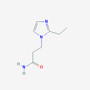 3-(2-Ethyl-1H-imidazol-1-yl)propanamide