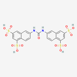 6-[(5,7-Disulfonaphthalen-2-yl)carbamoylamino]naphthalene-1,3-disulfonic acid