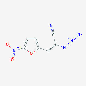 2-Azido-3-(5-nitrofuran-2-yl)prop-2-enenitrile