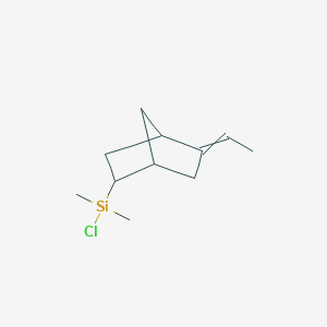 Chloro(5-ethylidenebicyclo[2.2.1]heptan-2-yl)dimethylsilane