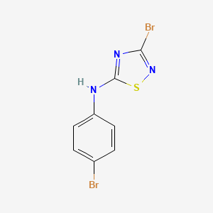 3-Bromo-N-(4-bromophenyl)-1,2,4-thiadiazol-5-amine