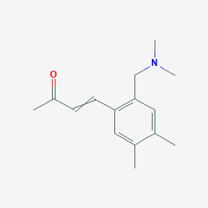 4-{2-[(Dimethylamino)methyl]-4,5-dimethylphenyl}but-3-en-2-one