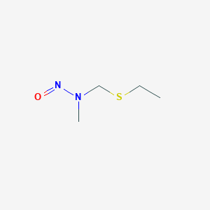 N-[(Ethylsulfanyl)methyl]-N-methylnitrous amide