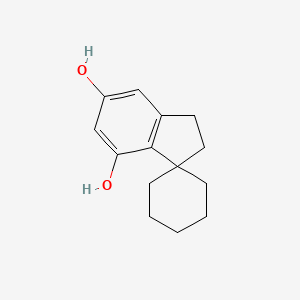 2',3'-Dihydrospiro[cyclohexane-1,1'-indene]-5',7'-diol