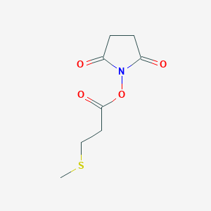 1-{[3-(Methylsulfanyl)propanoyl]oxy}pyrrolidine-2,5-dione