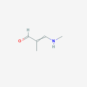 2-Methyl-3-(methylamino)-2-propenal