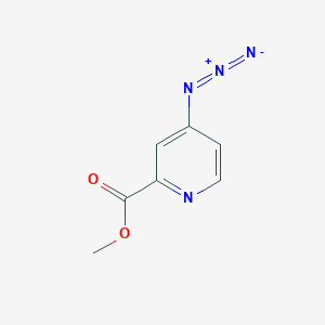 molecular formula C7H6N4O2 B1432154 Methyl 4-azidopyridine-2-carboxylate CAS No. 1431470-10-8