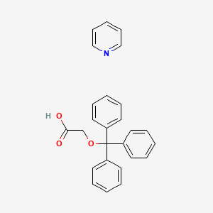 Pyridine;2-trityloxyacetic acid