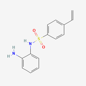 N-(2-Aminophenyl)-4-ethenylbenzene-1-sulfonamide