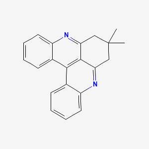 6H-Quino(2,3,4-kl)acridine, 7,8-dihydro-7,7-dimethyl-