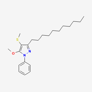 5-Methoxy-4-(methylsulfanyl)-1-phenyl-3-undecyl-1H-pyrazole