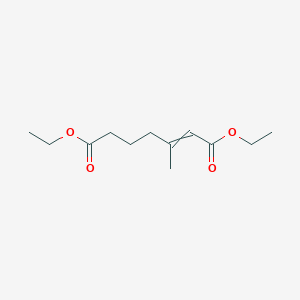 Diethyl 3-methylhept-2-enedioate