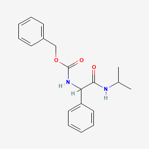 molecular formula C19H22N2O3 B1432183 N-Cbz-N'-isopropyl-DL-phenylglycinamide CAS No. 1393441-67-2
