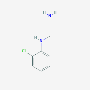molecular formula C10H15ClN2 B1432185 1,2-Propanediamine, N1-(2-chlorophenyl)-2-methyl- CAS No. 854650-26-3