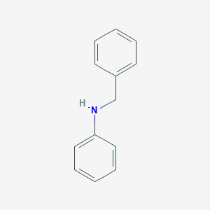 molecular formula C₁₃H₁₃N B143220 N-苄基苯胺 CAS No. 103-32-2