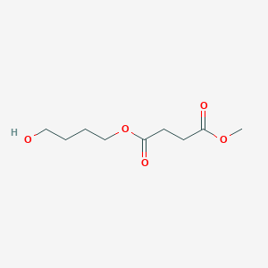 molecular formula C9H16O5 B14322246 4-Hydroxybutyl methyl butanedioate CAS No. 105674-87-1