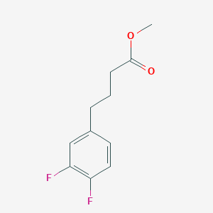molecular formula C11H12F2O2 B1432239 4-(3,4-二氟苯基)丁酸甲酯 CAS No. 1260675-17-9