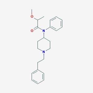 molecular formula C23H30N2O2 B14322403 2-methoxy-N-phenyl-N-[1-(2-phenylethyl)piperidin-4-yl]propanamide CAS No. 101342-98-7