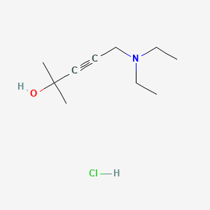 5-(Diethylamino)-2-methylpent-3-yn-2-ol hydrochloride