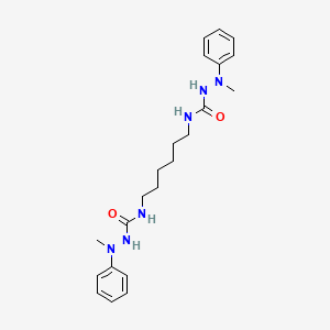 N,N'-(Hexane-1,6-diyl)bis(2-methyl-2-phenylhydrazine-1-carboxamide)