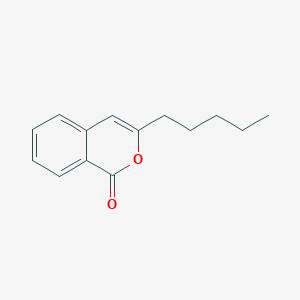 1H-2-Benzopyran-1-one, 3-pentyl-