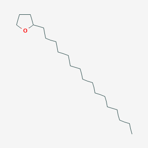 molecular formula C20H40O B14322455 Furan, 2-hexadecyltetrahydro- CAS No. 106789-24-6