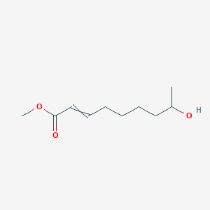 molecular formula C10H18O3 B14322510 Methyl 8-hydroxynon-2-enoate CAS No. 111710-70-4