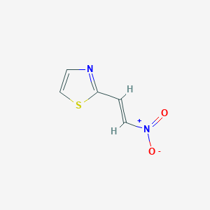 molecular formula C5H4N2O2S B1432269 (E)-2-(2-nitrovinyl)thiazole CAS No. 1414580-91-8