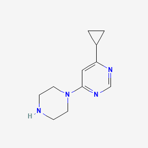 4-Cyclopropyl-6-(piperazin-1-yl)pyrimidine