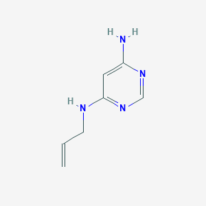 molecular formula C7H10N4 B1432292 N-Allyl-4,6-pyrimidinediamine CAS No. 98335-15-0