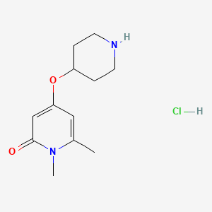 1,6-dimethyl-4-(piperidin-4-yloxy)pyridin-2(1H)-one hydrochloride