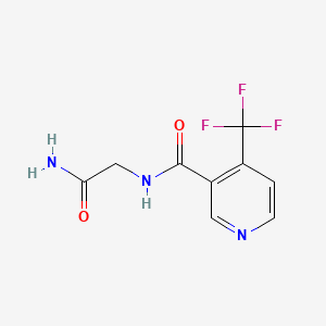 N-(4-Trifluoromethylnicotinoyl)glycinamide