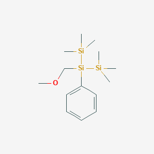 2-(Methoxymethyl)-1,1,1,3,3,3-hexamethyl-2-phenyltrisilane