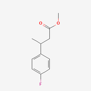 molecular formula C11H13FO2 B1432341 3-(4-氟苯基)丁酸甲酯 CAS No. 24254-64-6