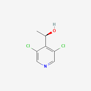 molecular formula C7H7Cl2NO B1432364 (R)-1-(3,5-dichloropyridin-4-yl)ethanol CAS No. 1254473-68-1