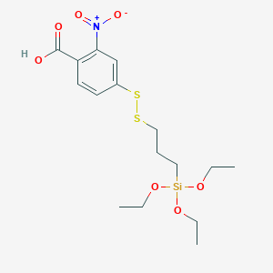 2-Nitro-4-{[3-(triethoxysilyl)propyl]disulfanyl}benzoic acid