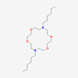 7,16-Dihexyl-1,4,10,13-tetraoxa-7,16-diazacyclooctadecane