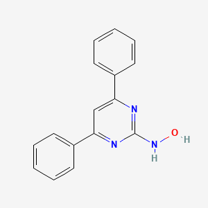 molecular formula C16H13N3O B14323672 N-Hydroxy-4,6-diphenylpyrimidin-2-amine CAS No. 106119-61-3