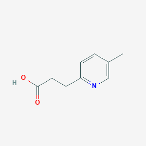 molecular formula C9H11NO2 B1432369 3-(5-Methylpyridin-2-yl)propanoic acid CAS No. 1256786-83-0