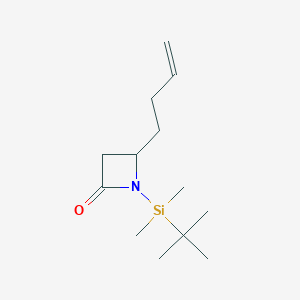 4-(But-3-en-1-yl)-1-[tert-butyl(dimethyl)silyl]azetidin-2-one