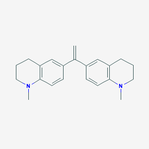 6,6'-(Ethene-1,1-diyl)bis(1-methyl-1,2,3,4-tetrahydroquinoline)