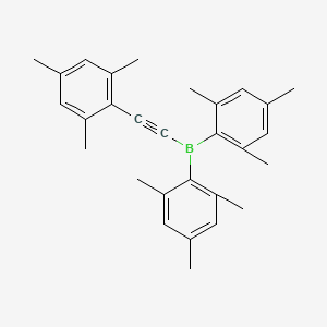 molecular formula C29H33B B14323735 Bis(2,4,6-trimethylphenyl)[(2,4,6-trimethylphenyl)ethynyl]borane CAS No. 107769-91-5