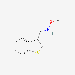 [(2,3-Dihydro-1-benzothiophen-3-yl)methyl](methoxy)amine