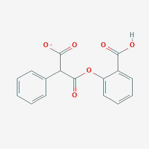 3-(2-Carboxyphenoxy)-3-oxo-2-phenylpropanoate