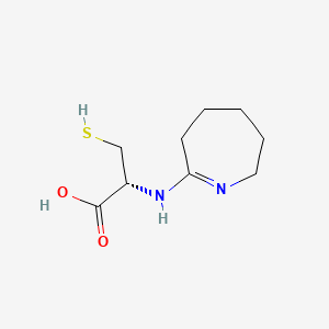 L-Cysteine, N-(3,4,5,6-tetrahydro-2H-azepin-7-yl)-