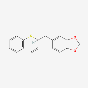 5-[2-(Phenylsulfanyl)but-3-en-1-yl]-2H-1,3-benzodioxole