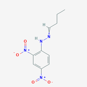 molecular formula C₁₀H₁₂N₄O₄ B143238 Butyraldehyde 2,4-Dinitrophenylhydrazone CAS No. 1527-98-6