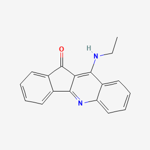 1H-Indeno(1,2-b)quinolin-11-one, 10-(ethylamino)-