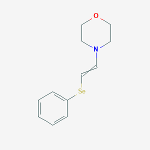 molecular formula C12H15NOSe B14323841 4-[2-(Phenylselanyl)ethenyl]morpholine CAS No. 105423-51-6